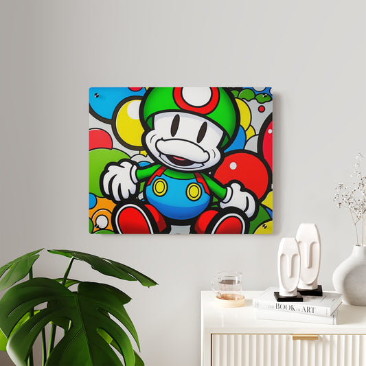 Mario's Fungal Fiesta: Acrylic Wall Art Panels