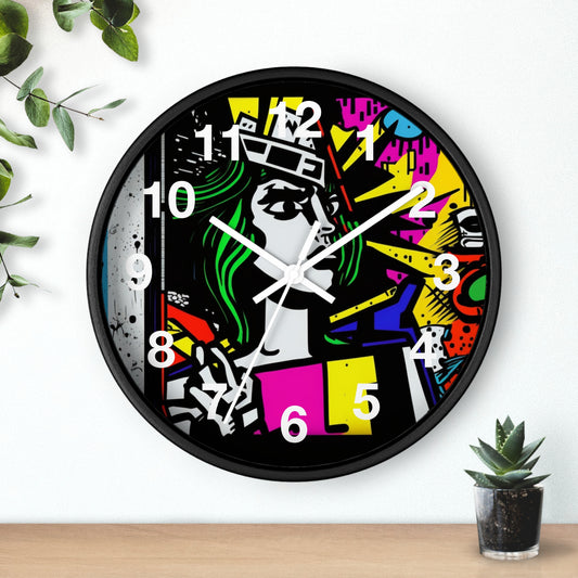 Punk Princess: Wall Clock