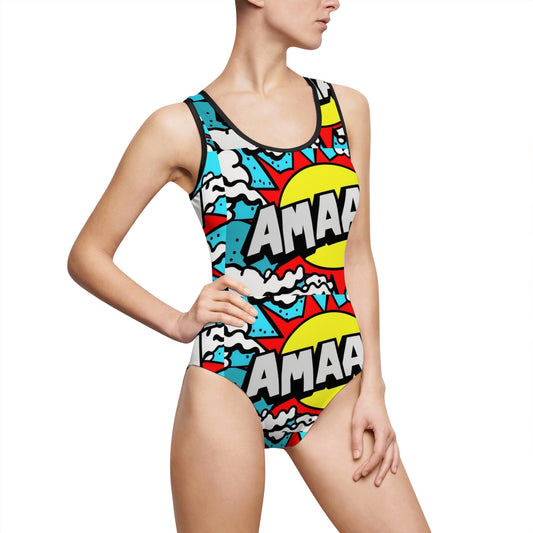Atomic Apex: Women's Classic One-Piece Swimsuit