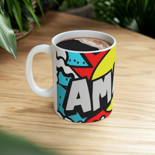 Atomic Apex: Ceramic Mug, 11oz