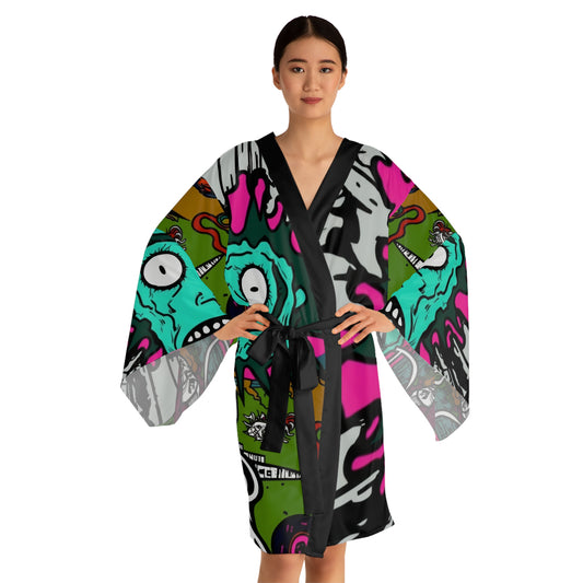 Bizarre Bazaar: Long Sleeve Kimono Robe