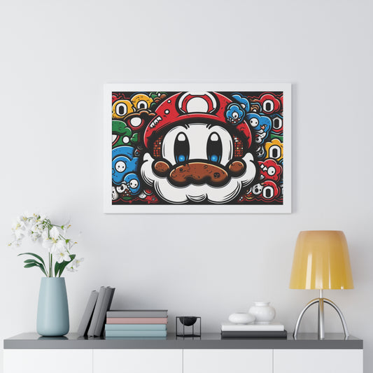 Power-up Pixel Party: Framed Poster
