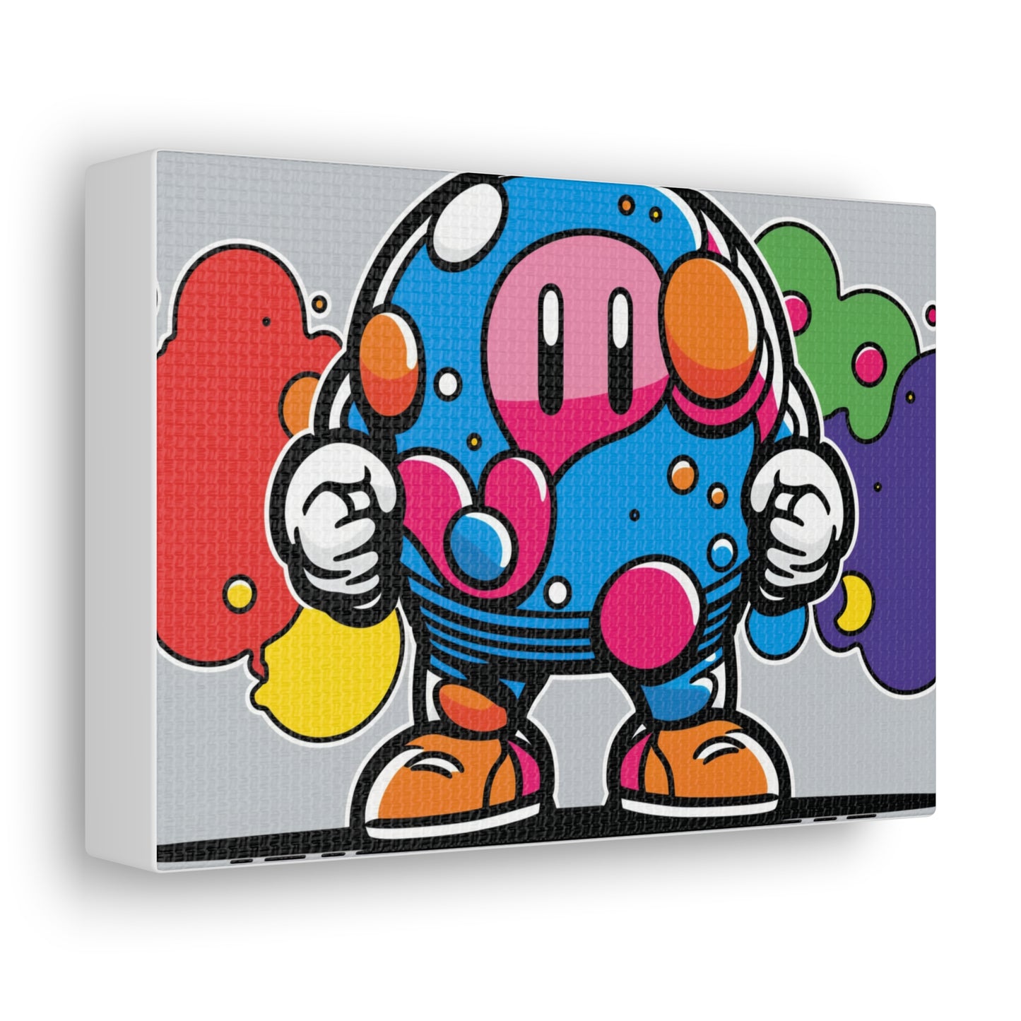 Mushroom Metropolis Marvel: Canvas Art