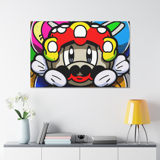 Mario's Magical Mural Medley: Canvas Art