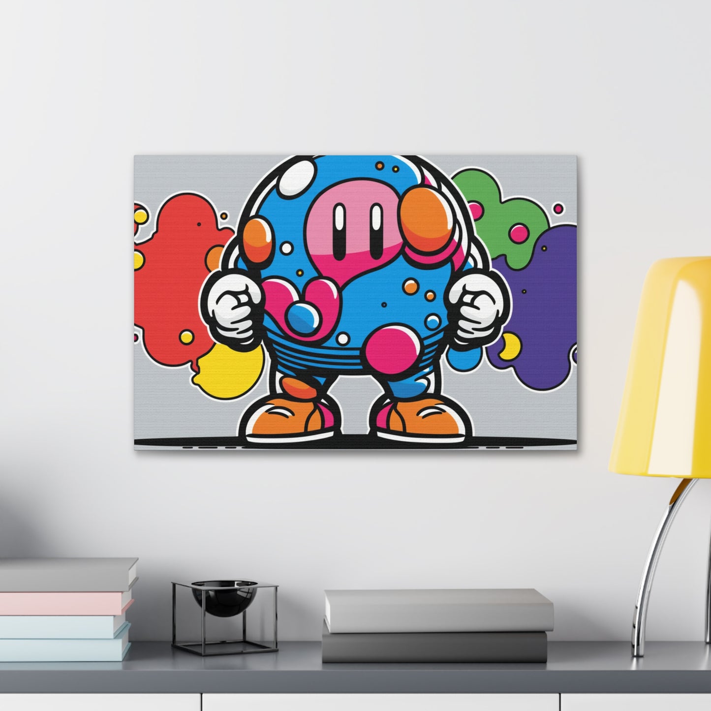 Mushroom Metropolis Marvel: Canvas Art