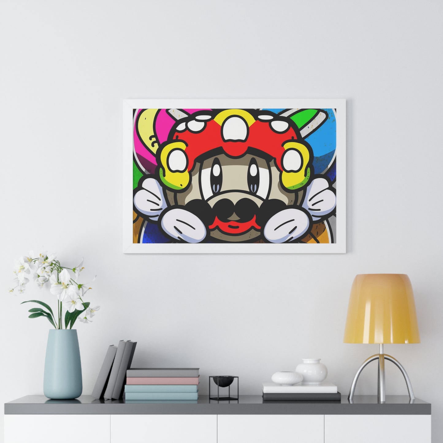 Mario's Magical Mural Medley: Framed Poster