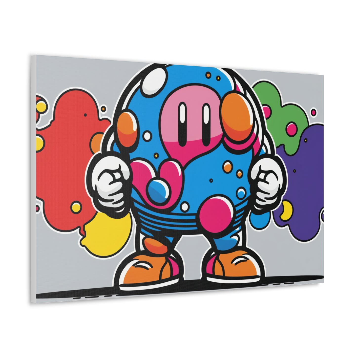 Mushroom Metropolis Marvel: Canvas Art