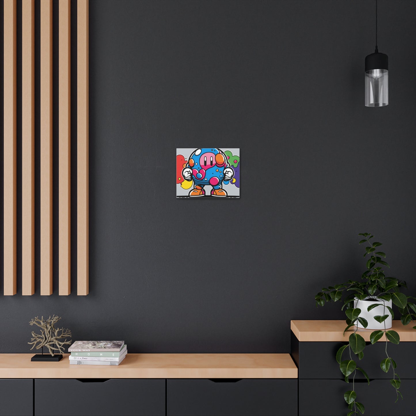 Mushroom Metropolis Marvel: Canvas Art