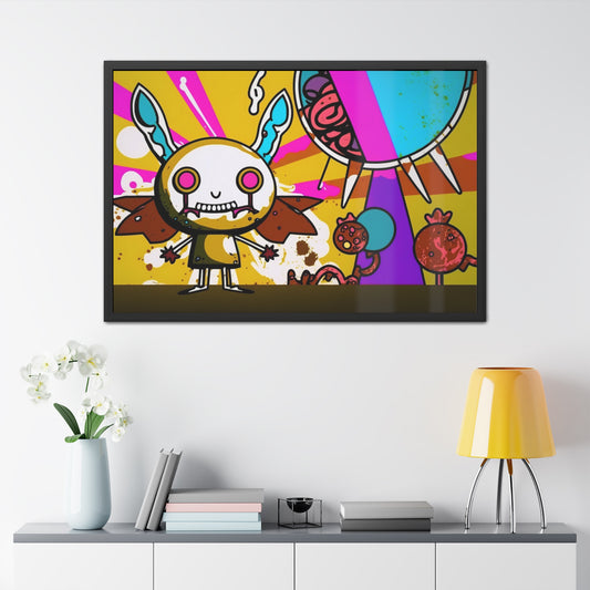 Cosmic Candyland Conquest: Framed Posters