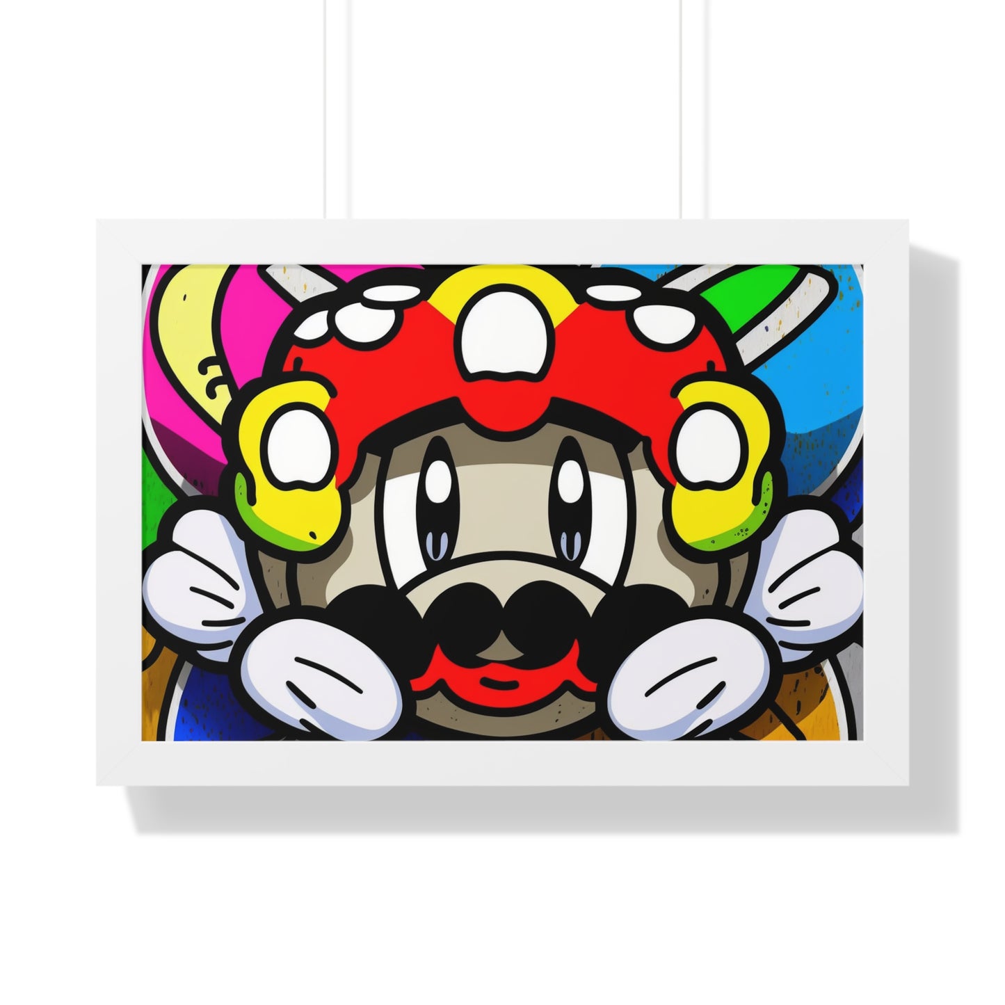 Mario's Magical Mural Medley: Framed Poster