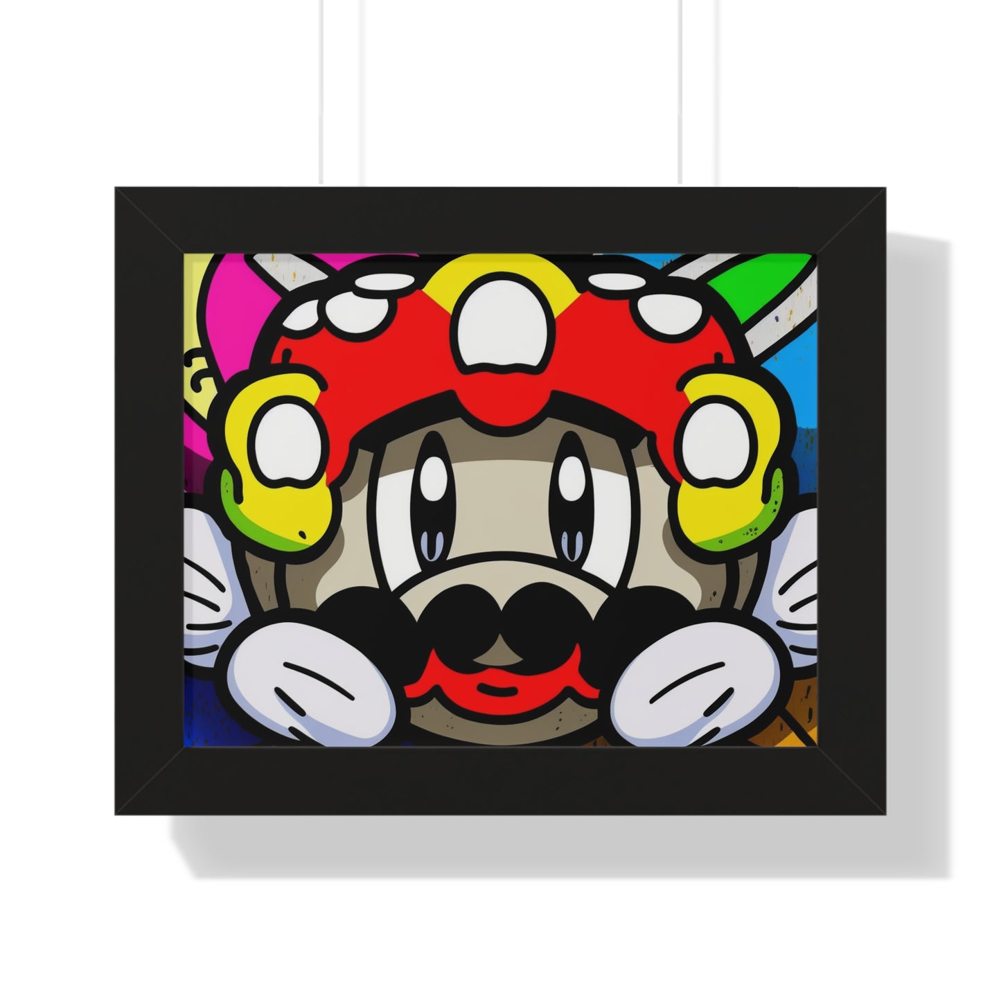 Mario's Magical Mural Medley: Framed Poster