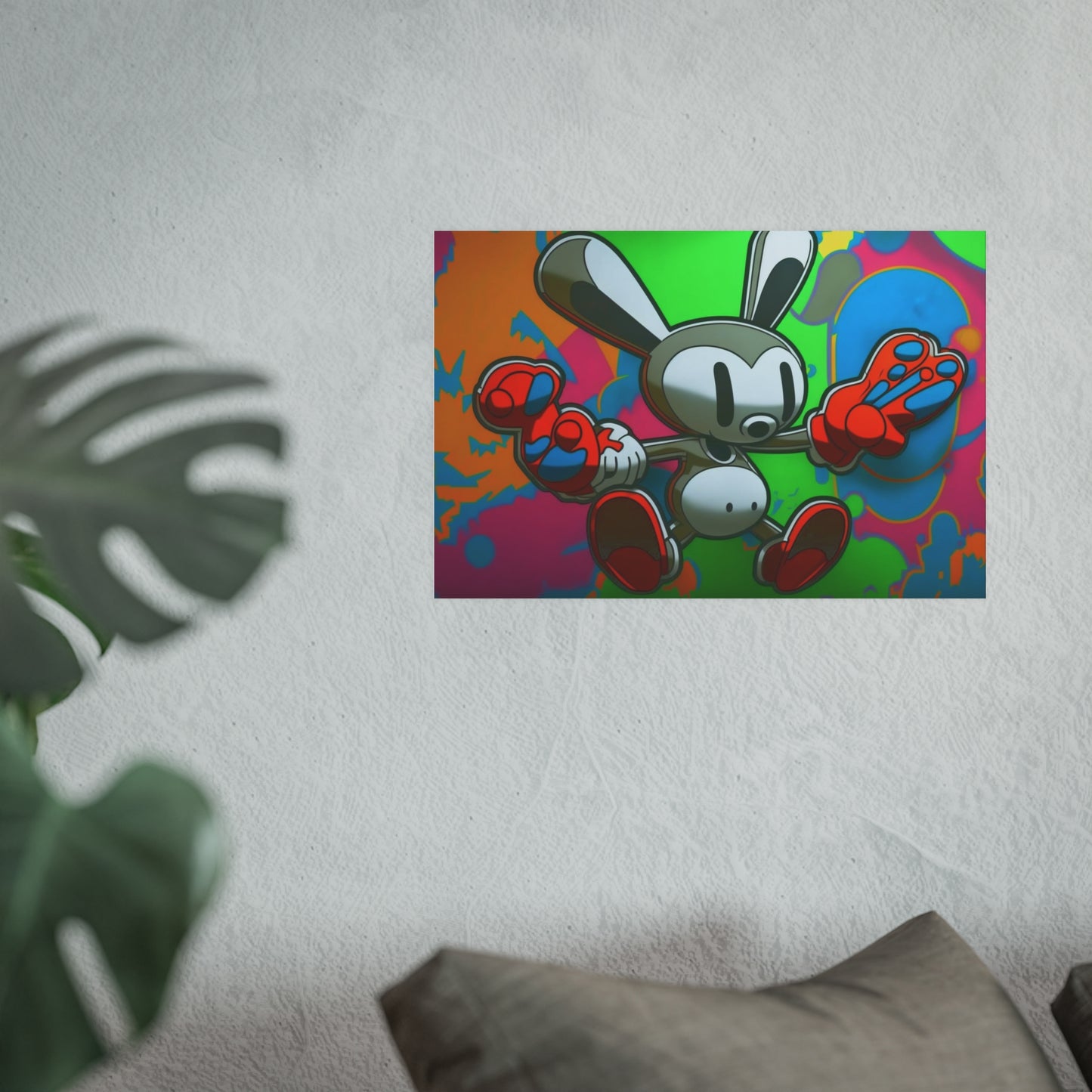 Rave Rabbit: Satin and Archival Matte Posters