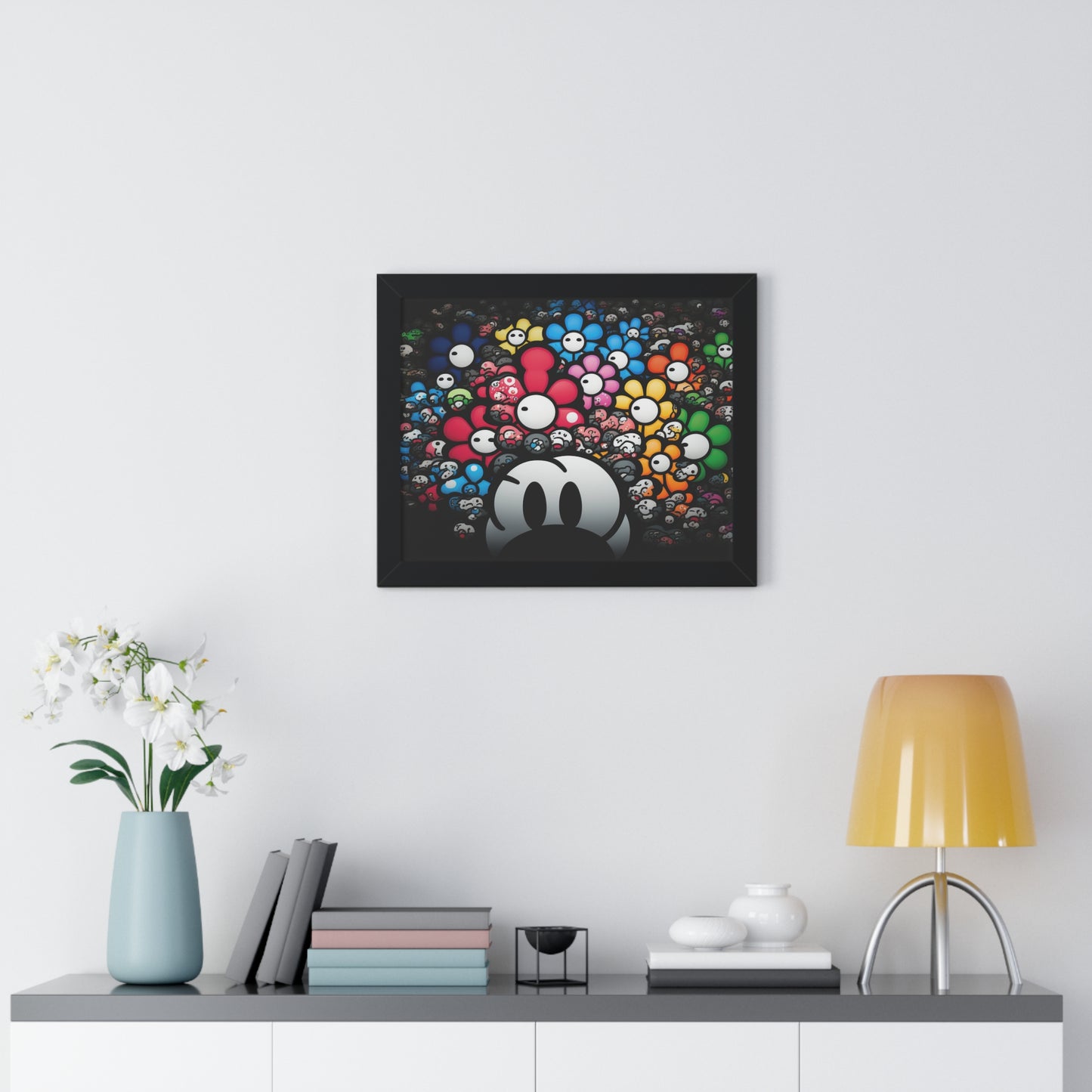 Bountiful Blooms of the Mushroom Kingdom: Framed Poster