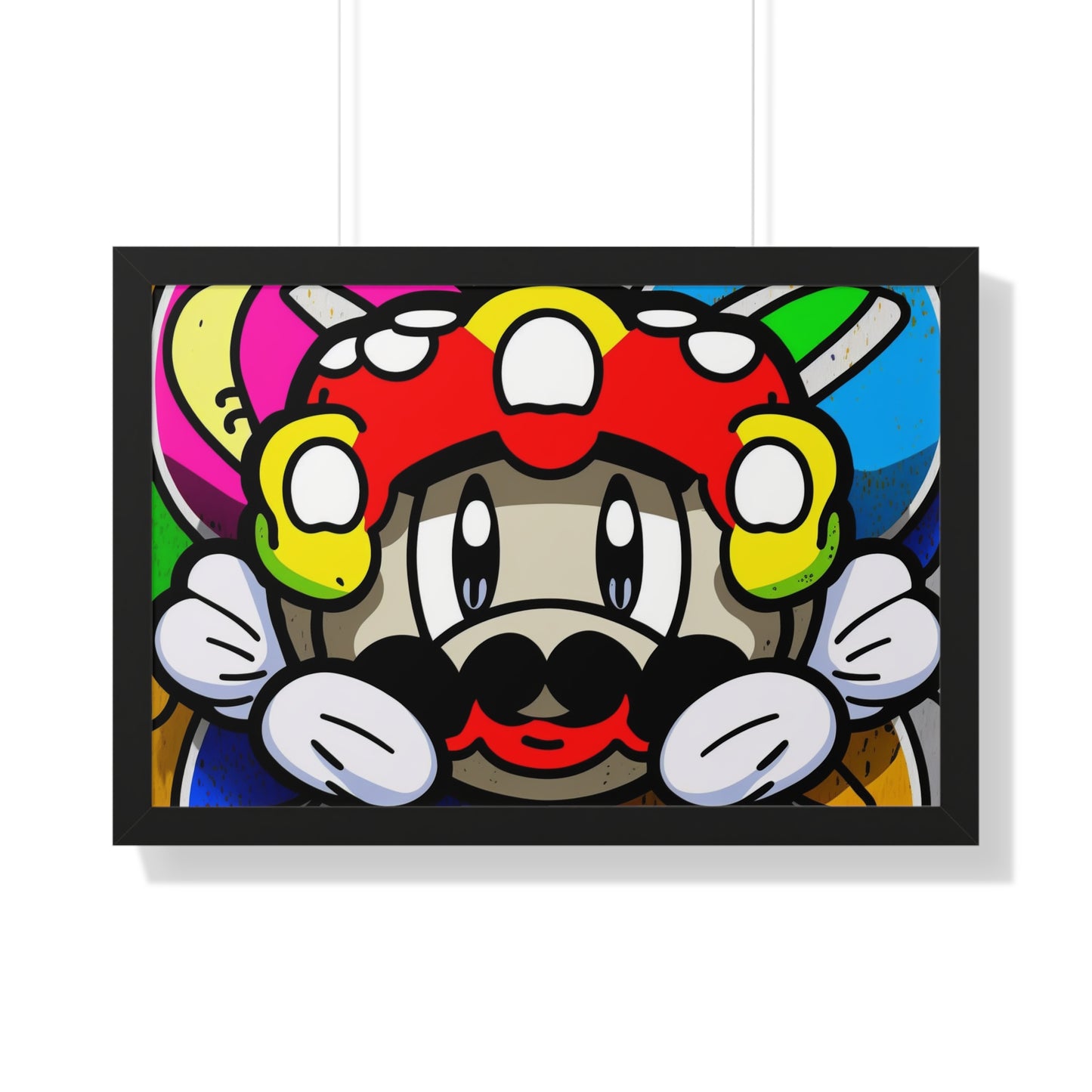 Mario's Magical Mural Medley: Framed Poster