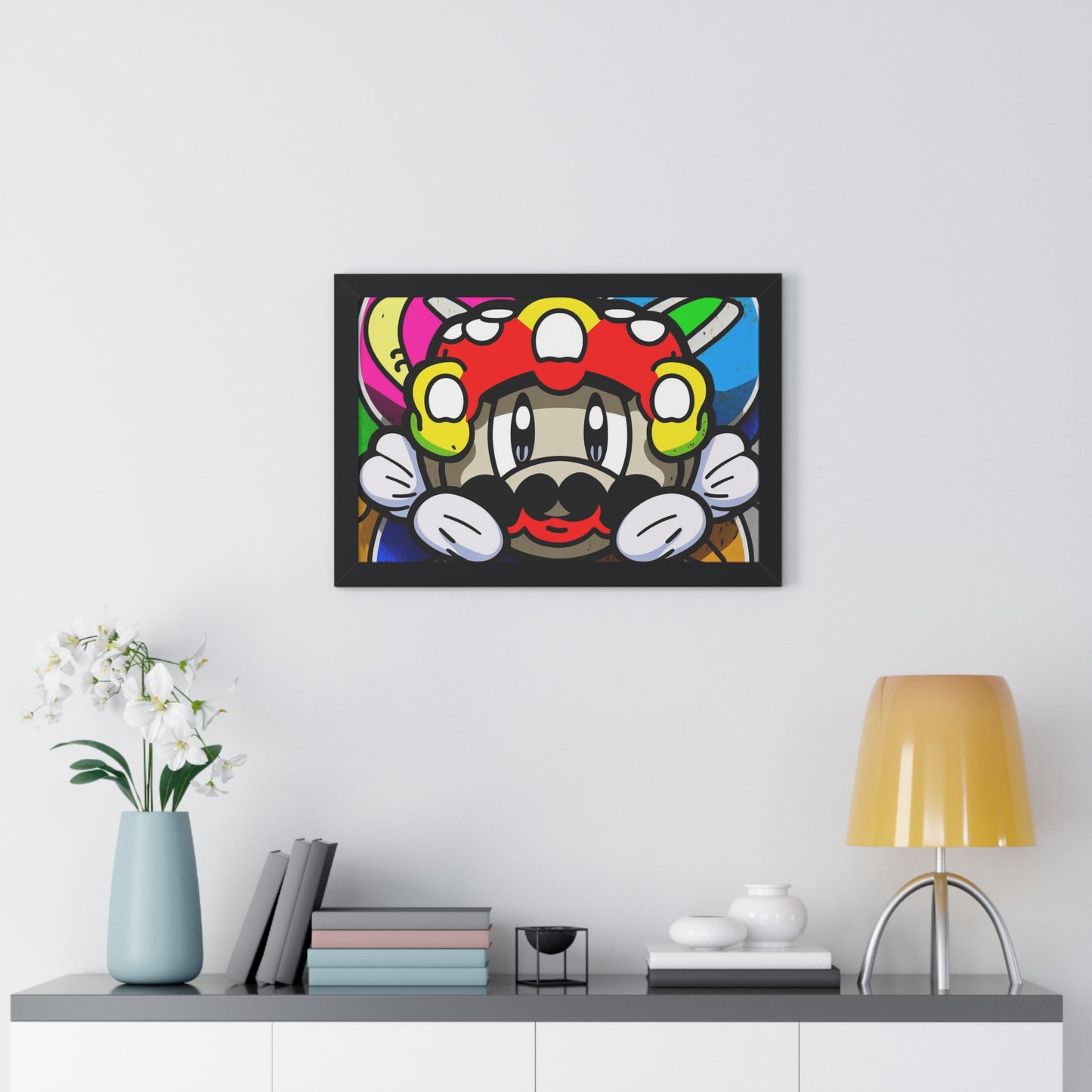 Mario's Magical Mural Medley: Framed Poster