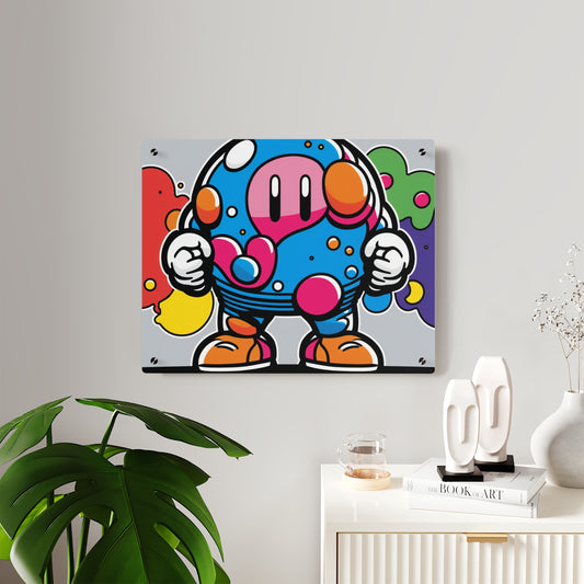 Mushroom Metropolis Marvel: Acrylic Wall Art Panels