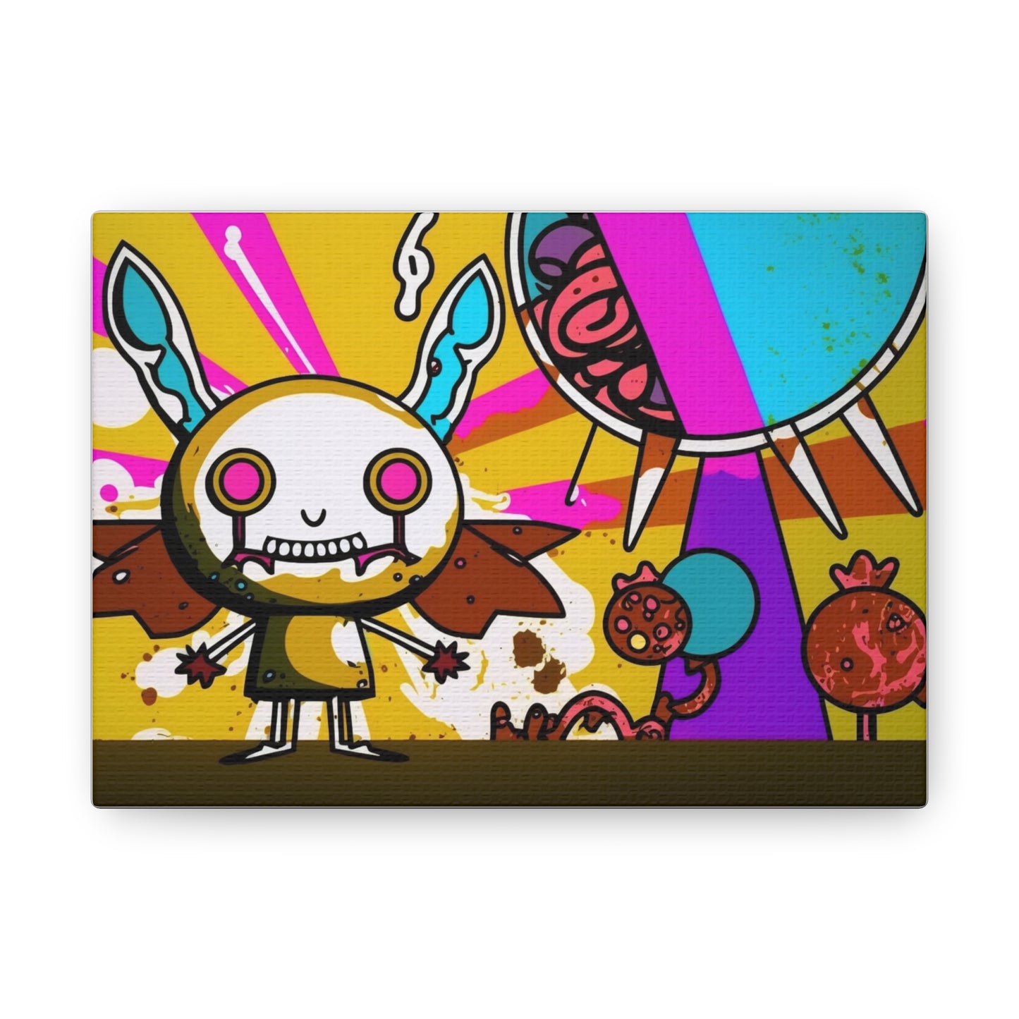 Cosmic Candyland Conquest: Canvas Art