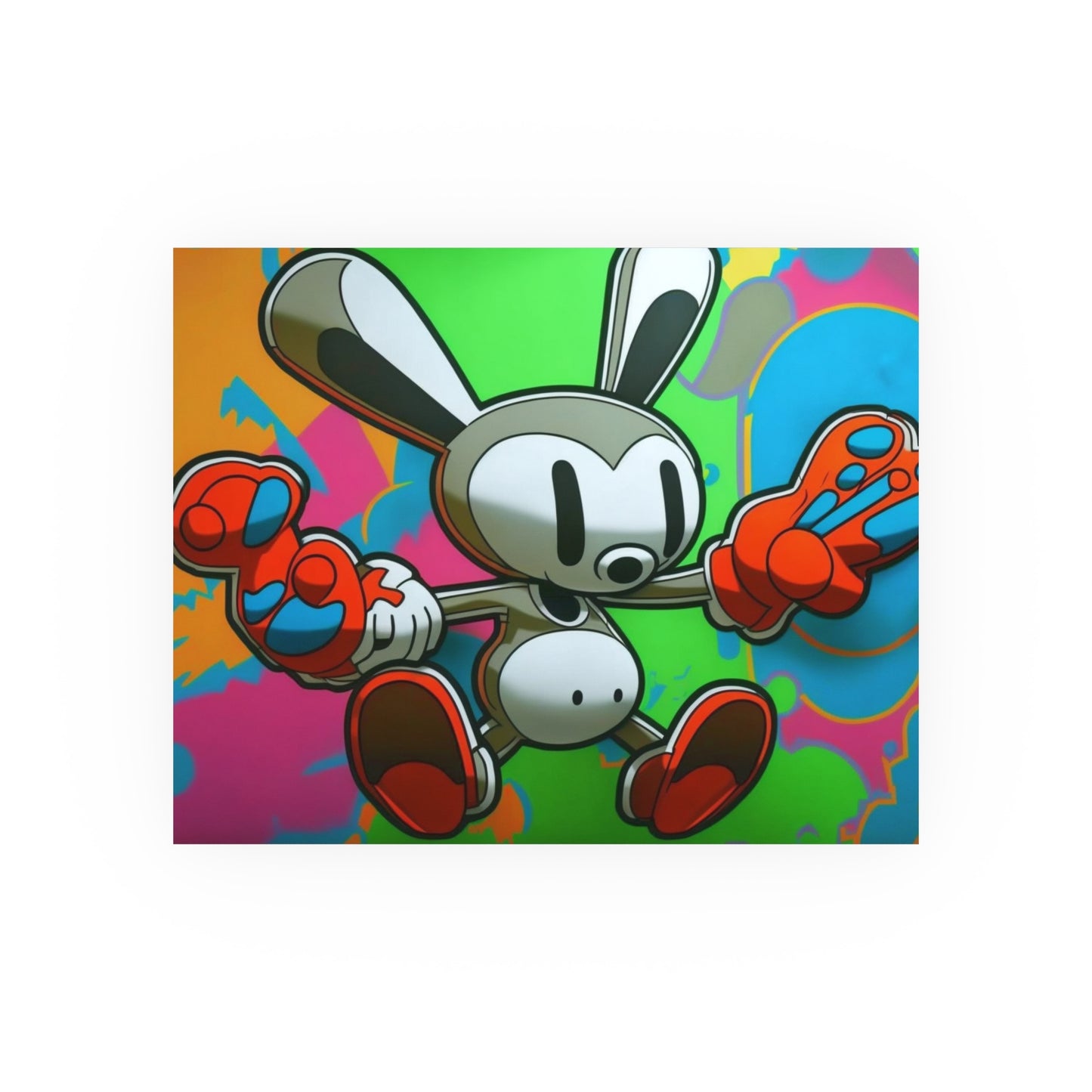 Rave Rabbit: Satin and Archival Matte Posters