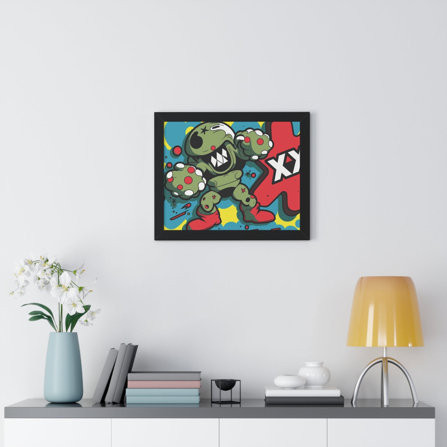 Bizarre Bubbling Beast: Framed Poster