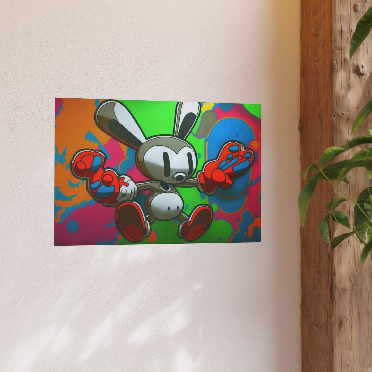 Rave Rabbit: Satin and Archival Matte Posters