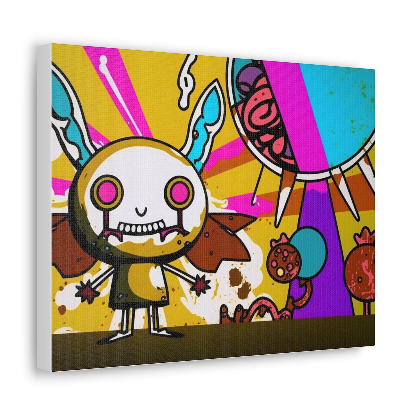 Cosmic Candyland Conquest: Canvas Art