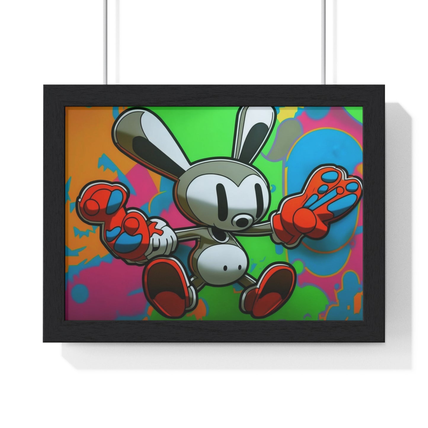 Rave Rabbit: Framed Poster