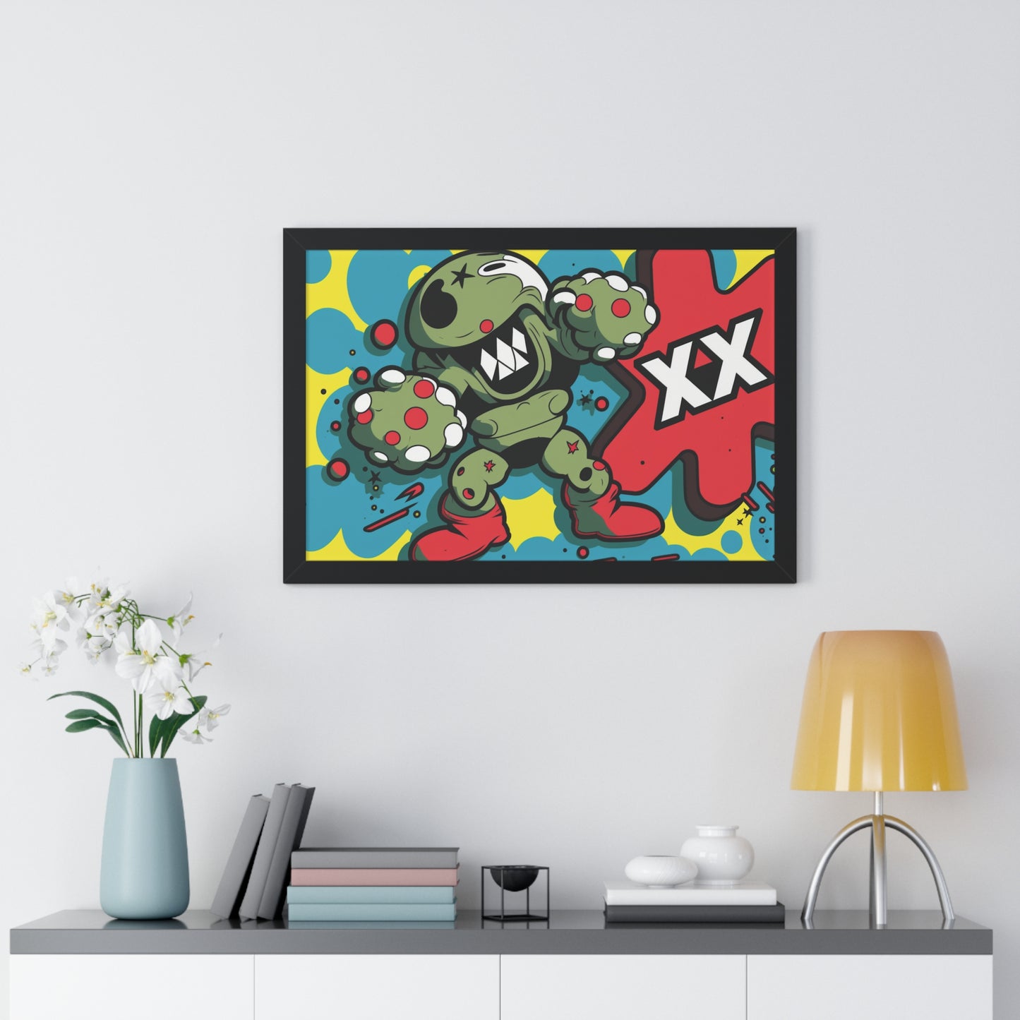 Bizarre Bubbling Beast: Framed Poster