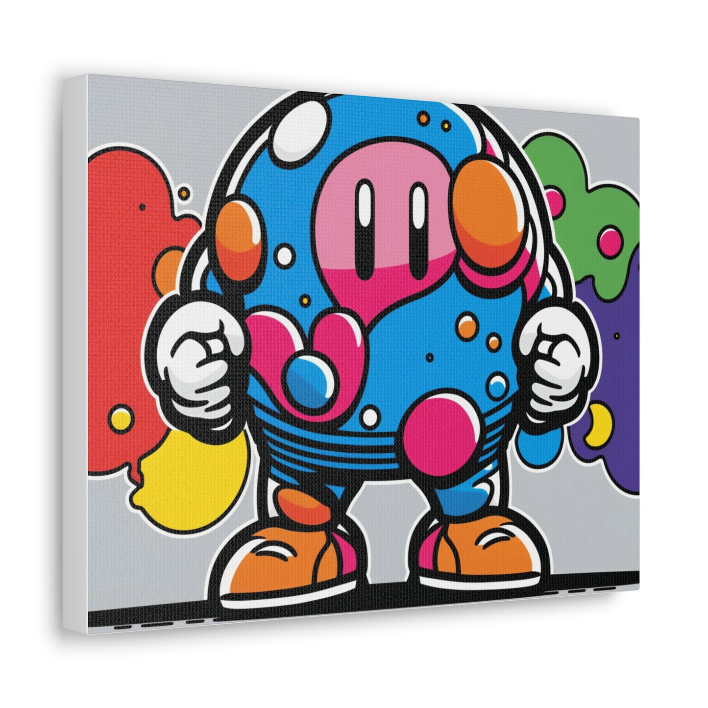 Mushroom Metropolis Marvel: Canvas Art