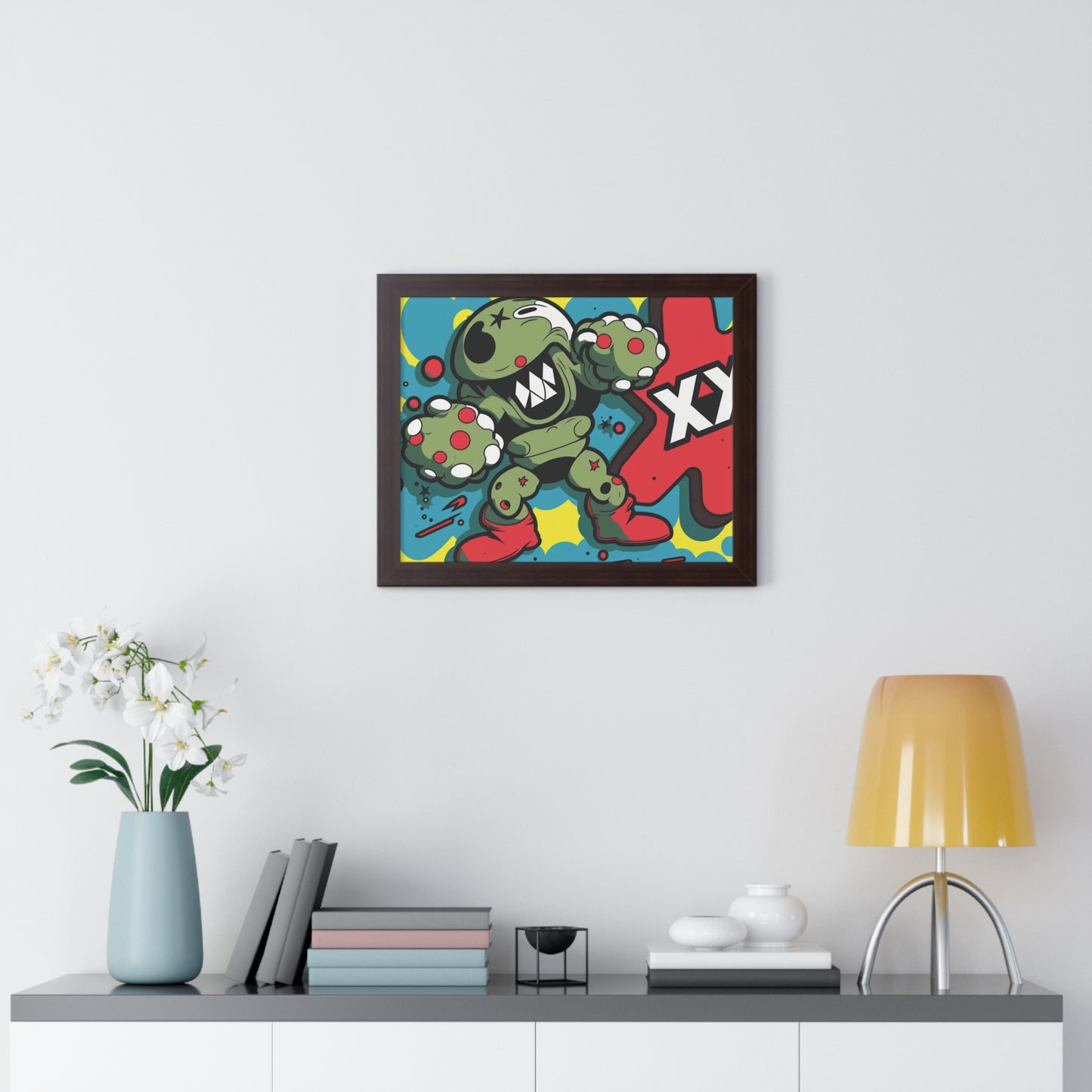 Bizarre Bubbling Beast: Framed Poster