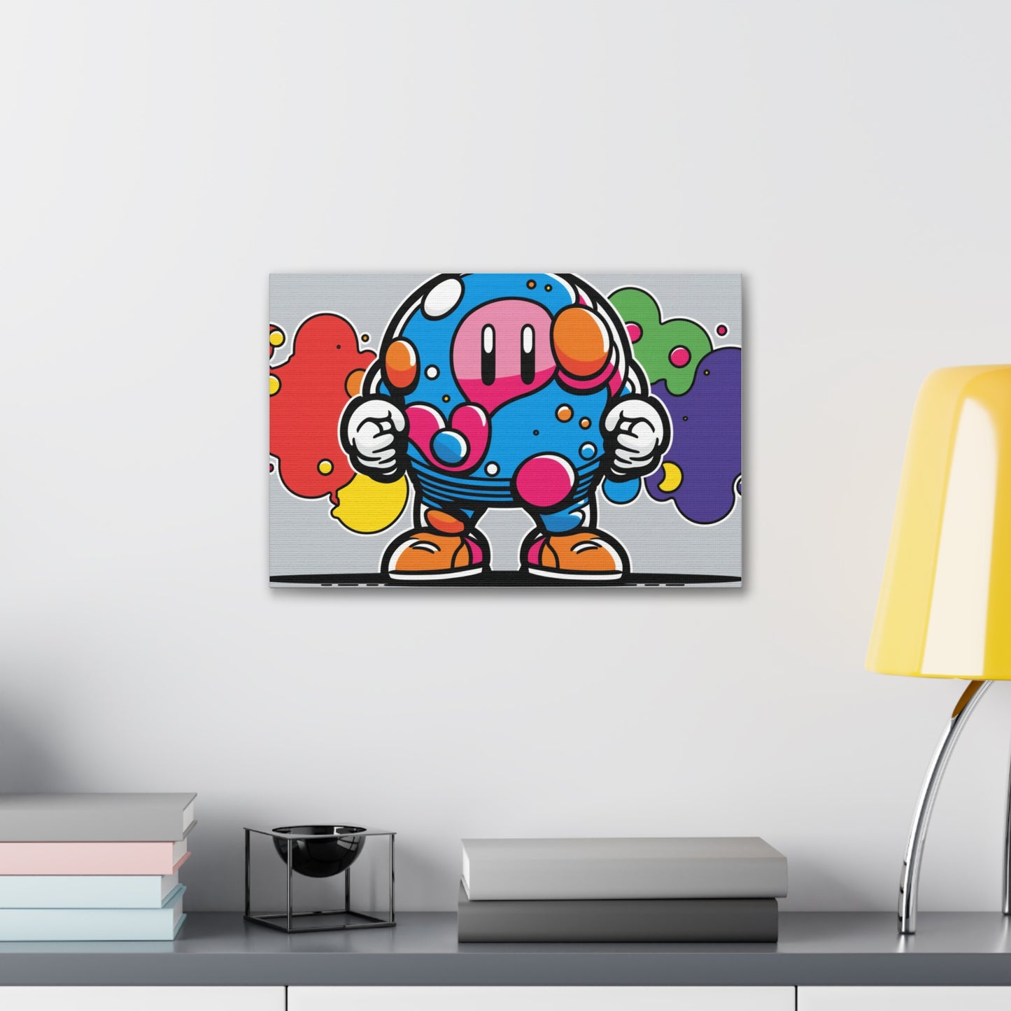 Mushroom Metropolis Marvel: Canvas Art