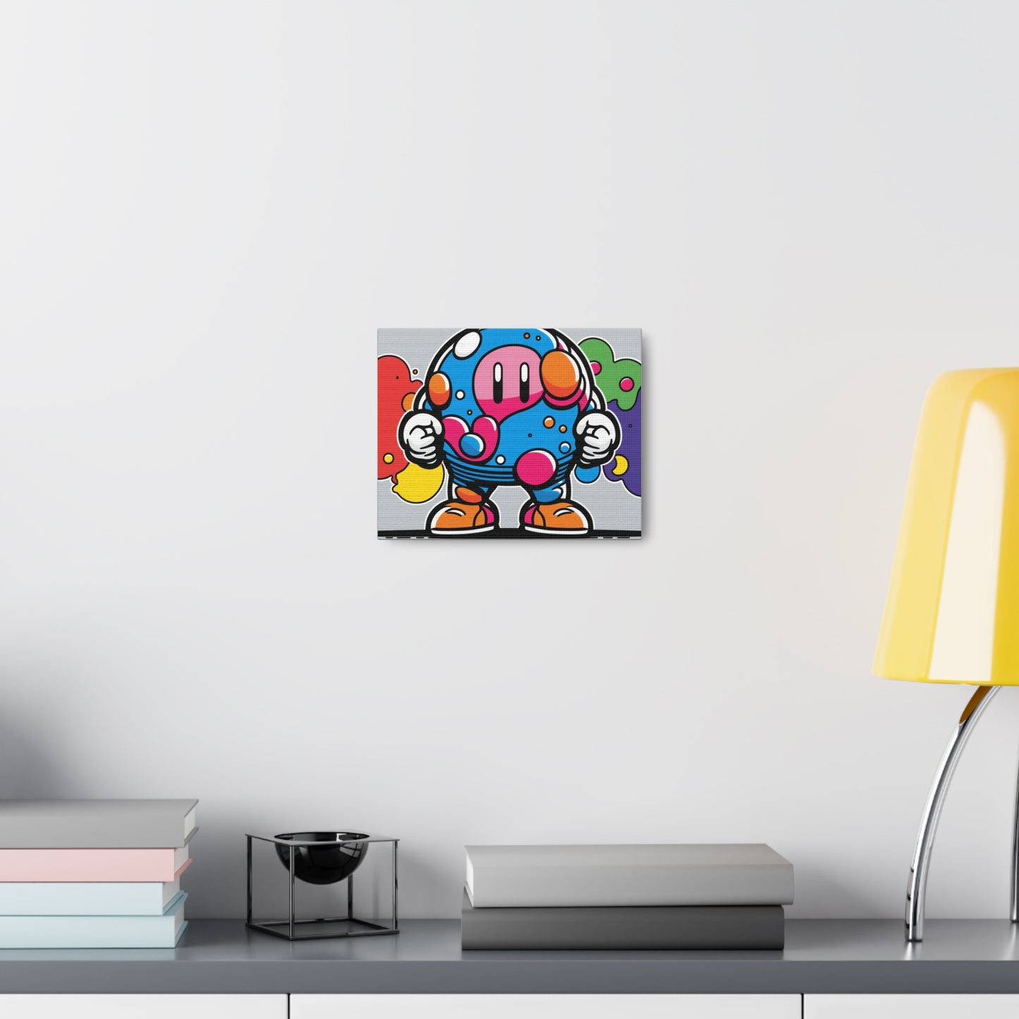 Mushroom Metropolis Marvel: Canvas Art