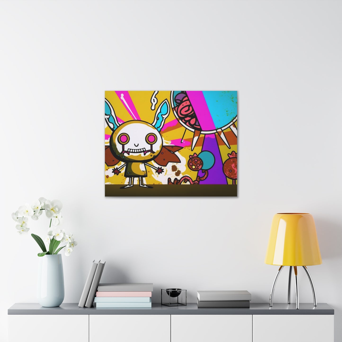 Cosmic Candyland Conquest: Canvas Art