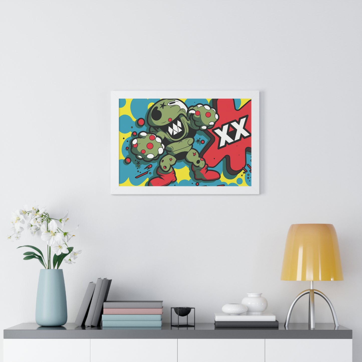 Bizarre Bubbling Beast: Framed Poster