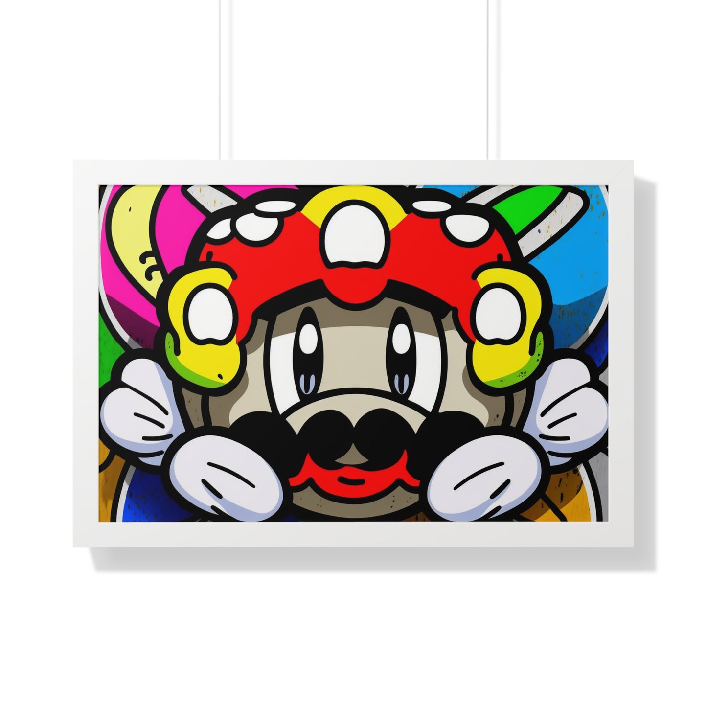 Mario's Magical Mural Medley: Framed Poster