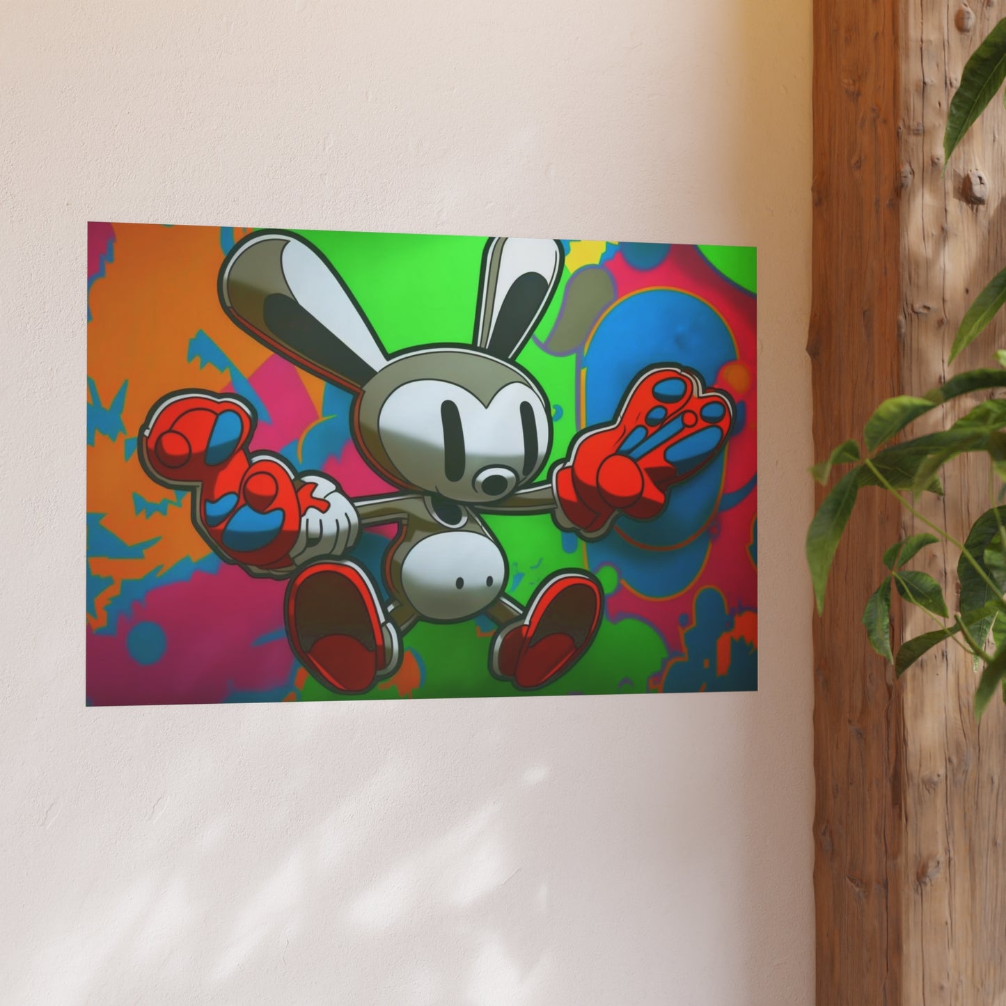 Rave Rabbit: Satin and Archival Matte Posters