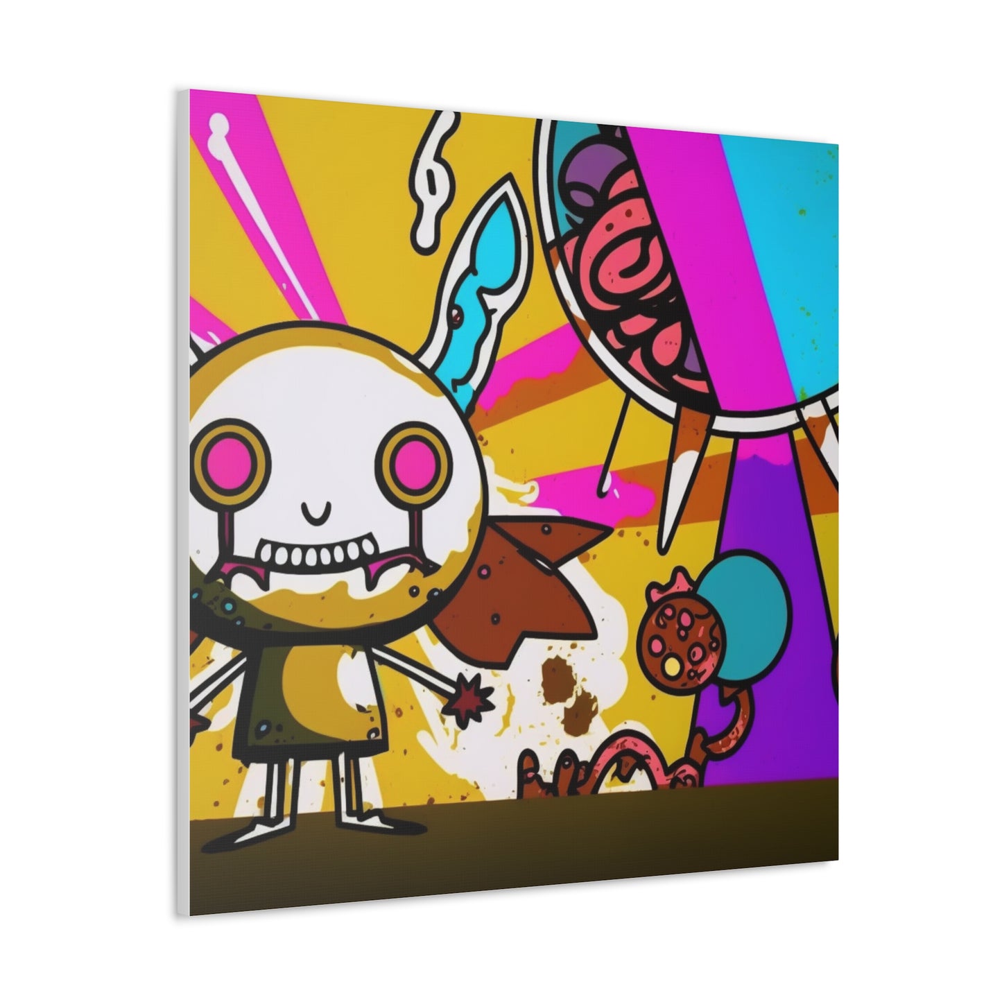 Cosmic Candyland Conquest: Canvas Art