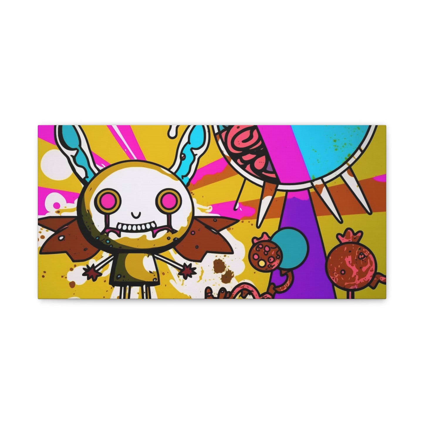 Cosmic Candyland Conquest: Canvas Art