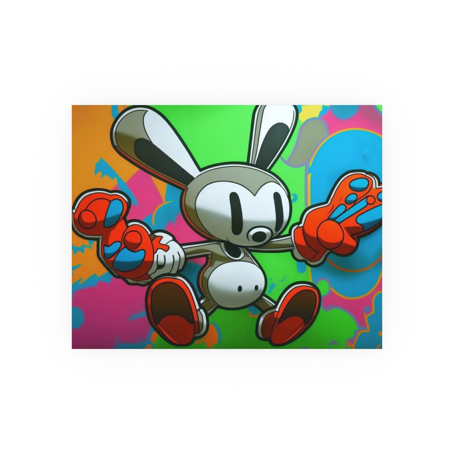 Rave Rabbit: Satin and Archival Matte Posters