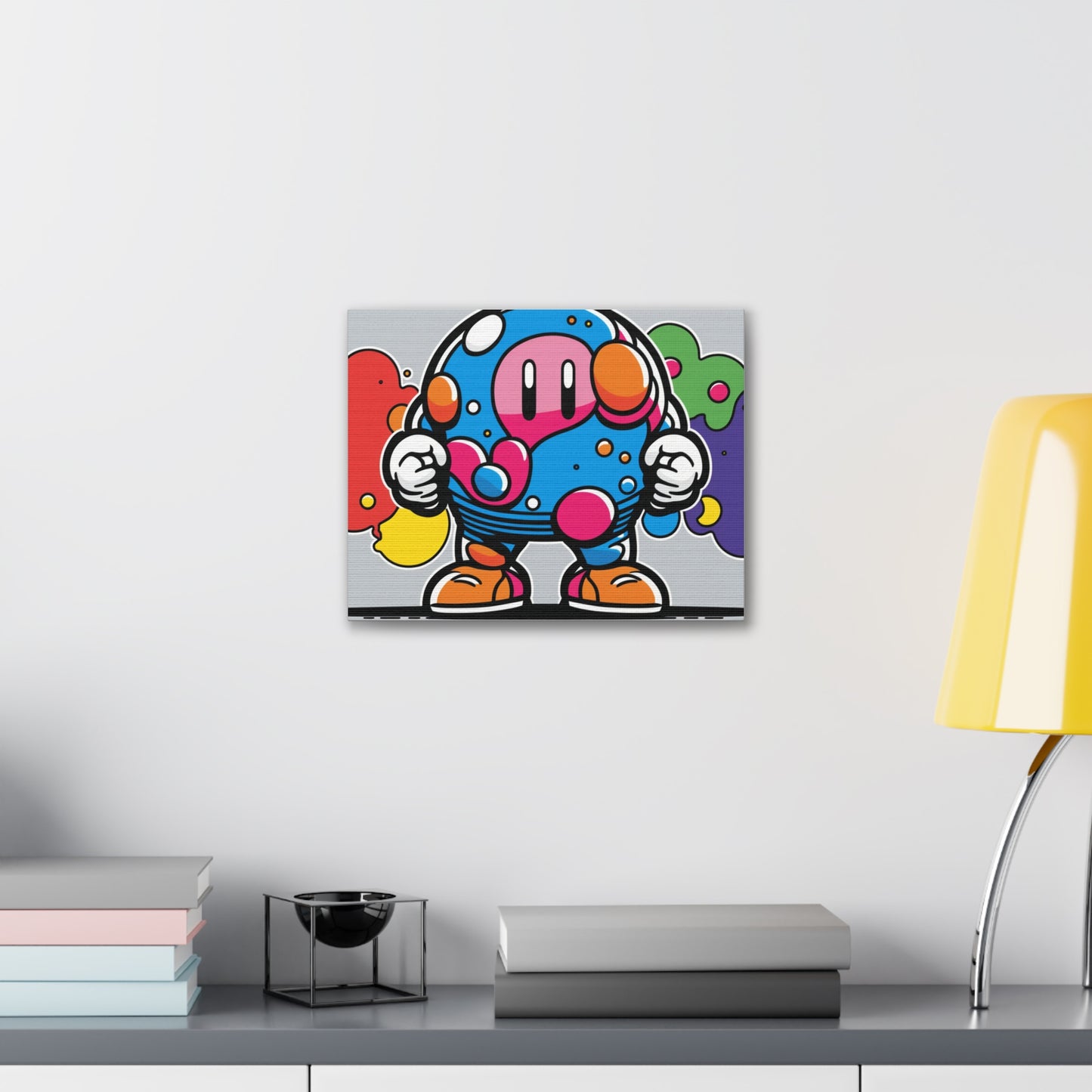 Mushroom Metropolis Marvel: Canvas Art