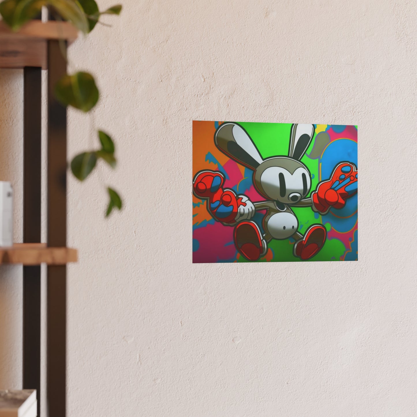 Rave Rabbit: Satin and Archival Matte Posters