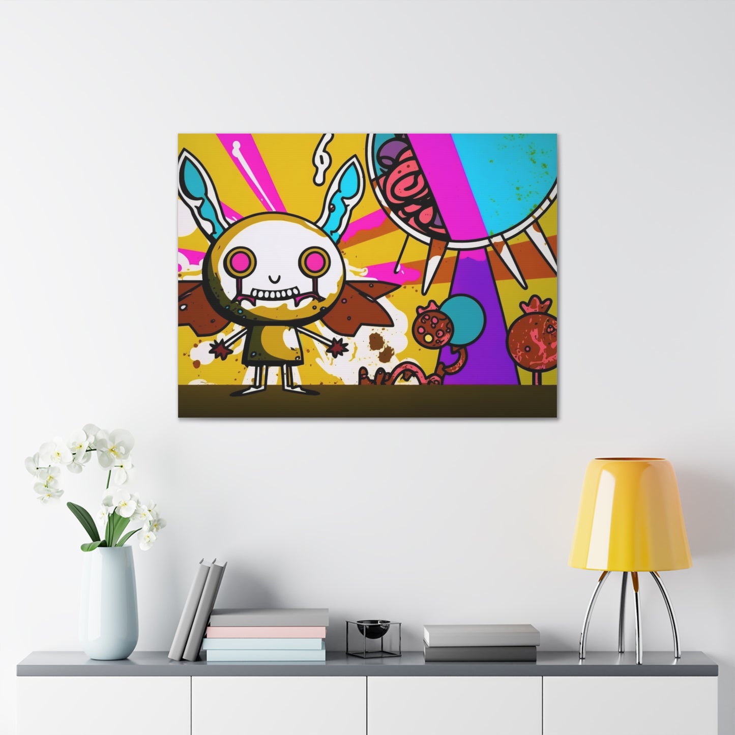 Cosmic Candyland Conquest: Canvas Art