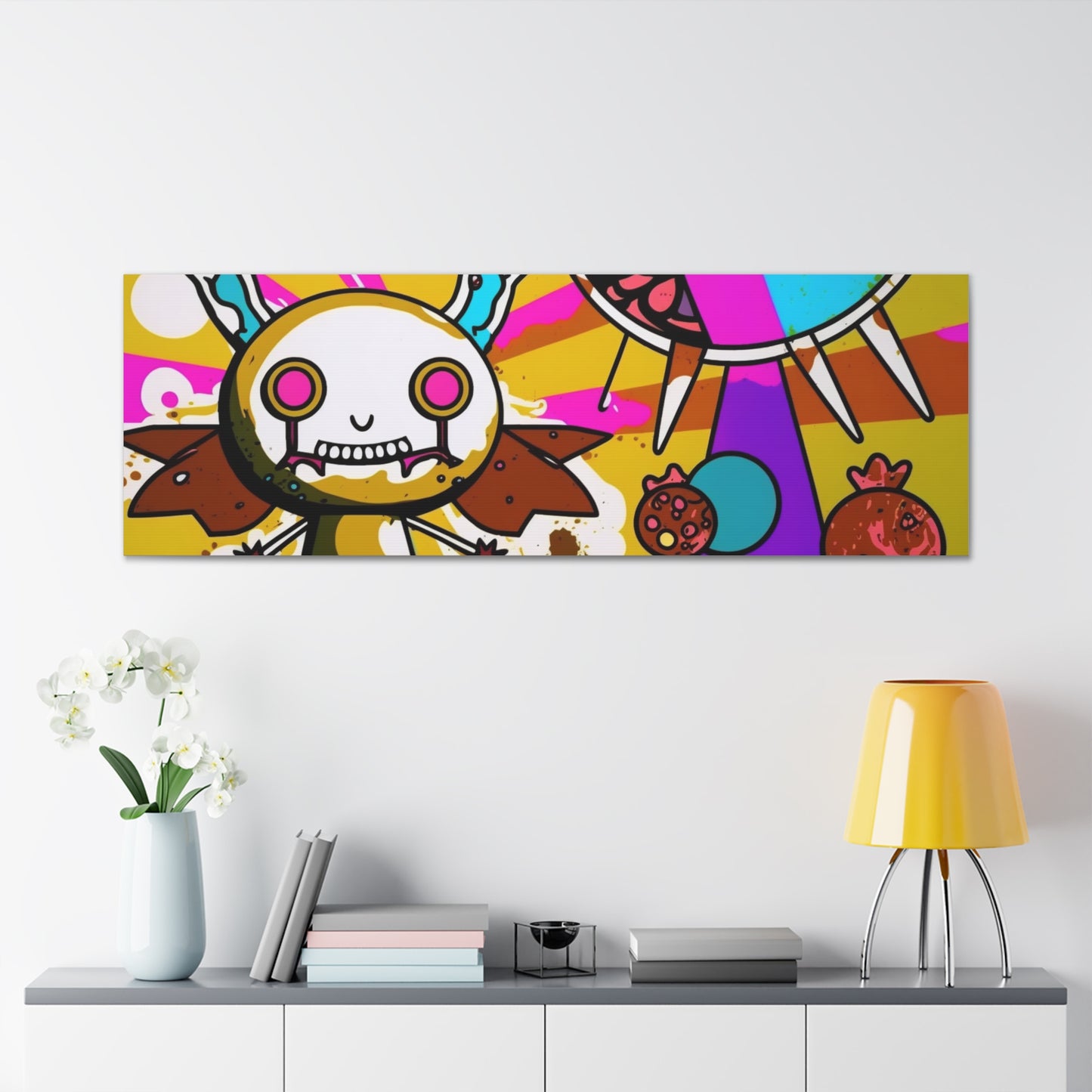 Cosmic Candyland Conquest: Canvas Art