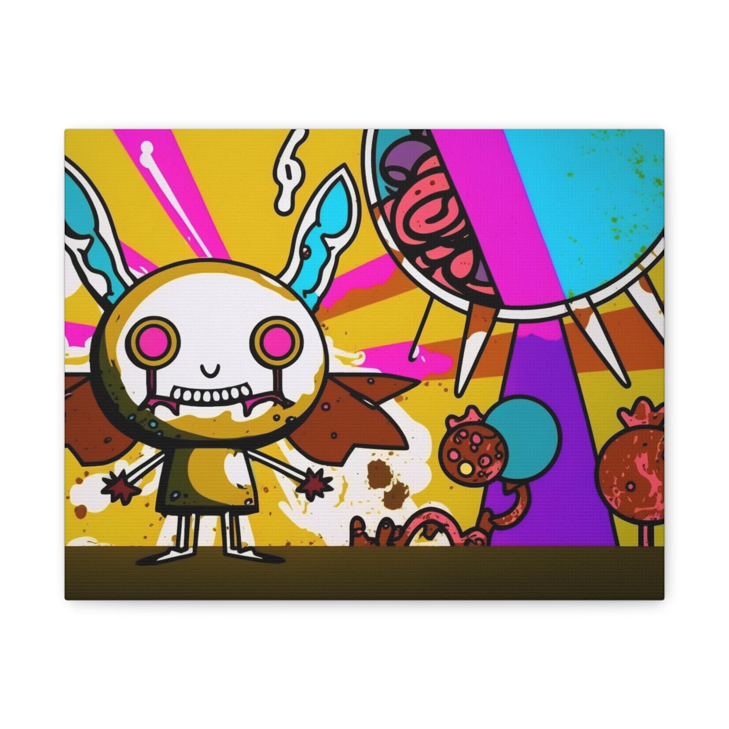 Cosmic Candyland Conquest: Canvas Art