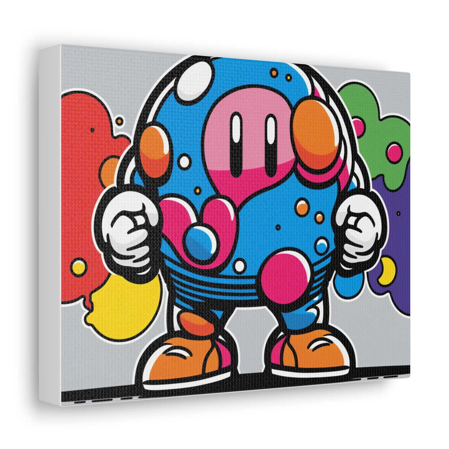 Mushroom Metropolis Marvel: Canvas Art