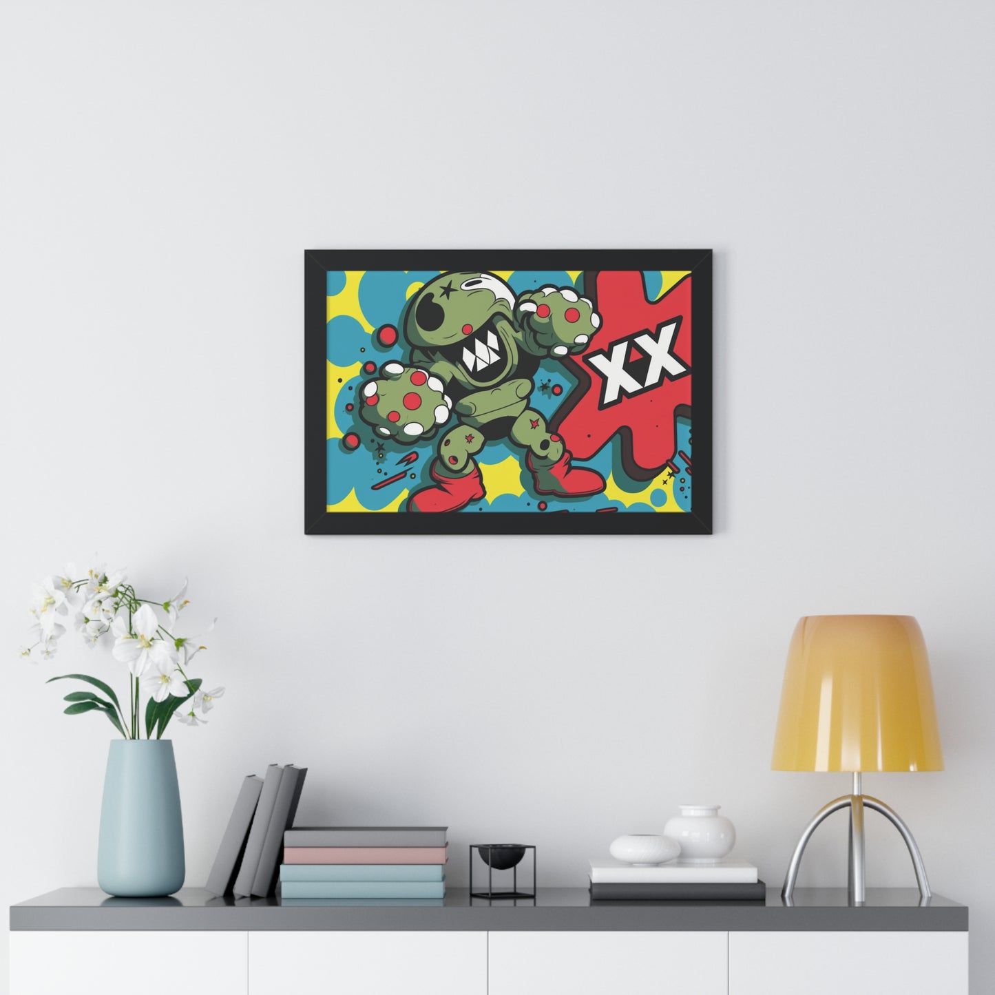 Bizarre Bubbling Beast: Framed Poster