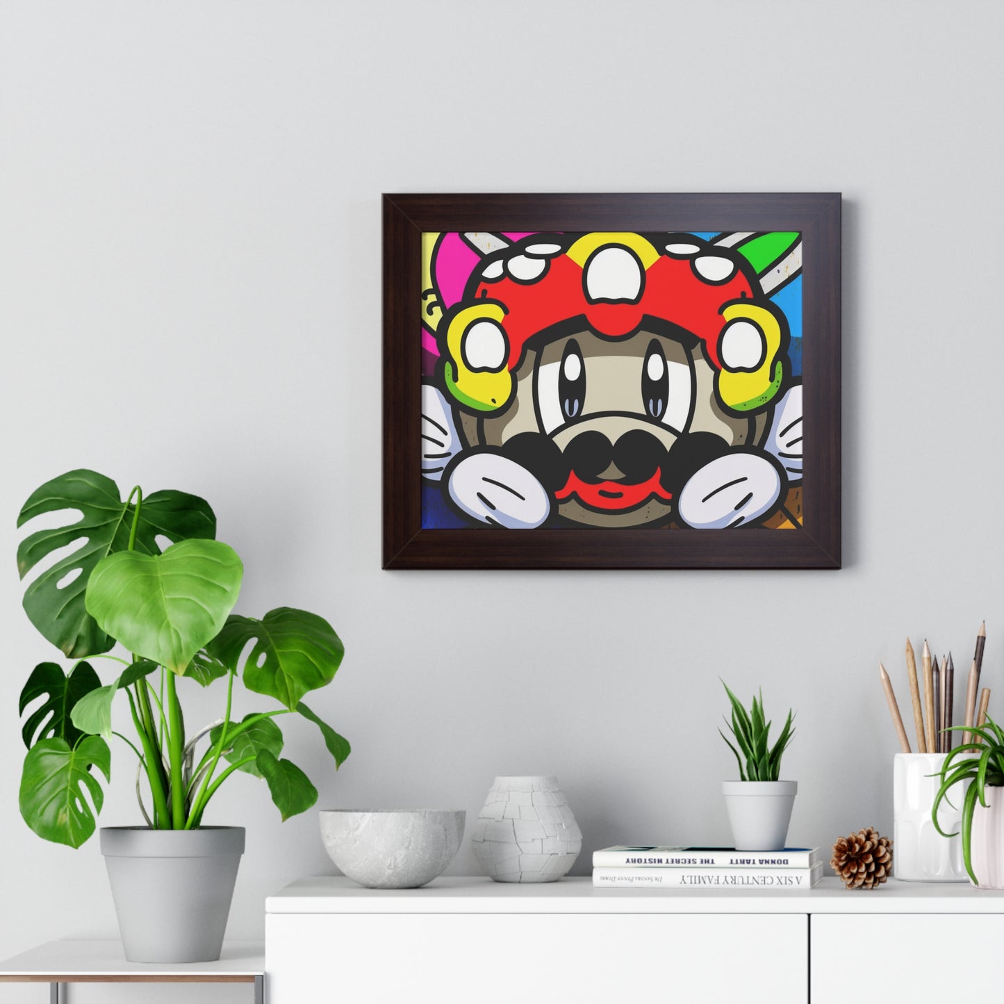 Mario's Magical Mural Medley: Framed Poster