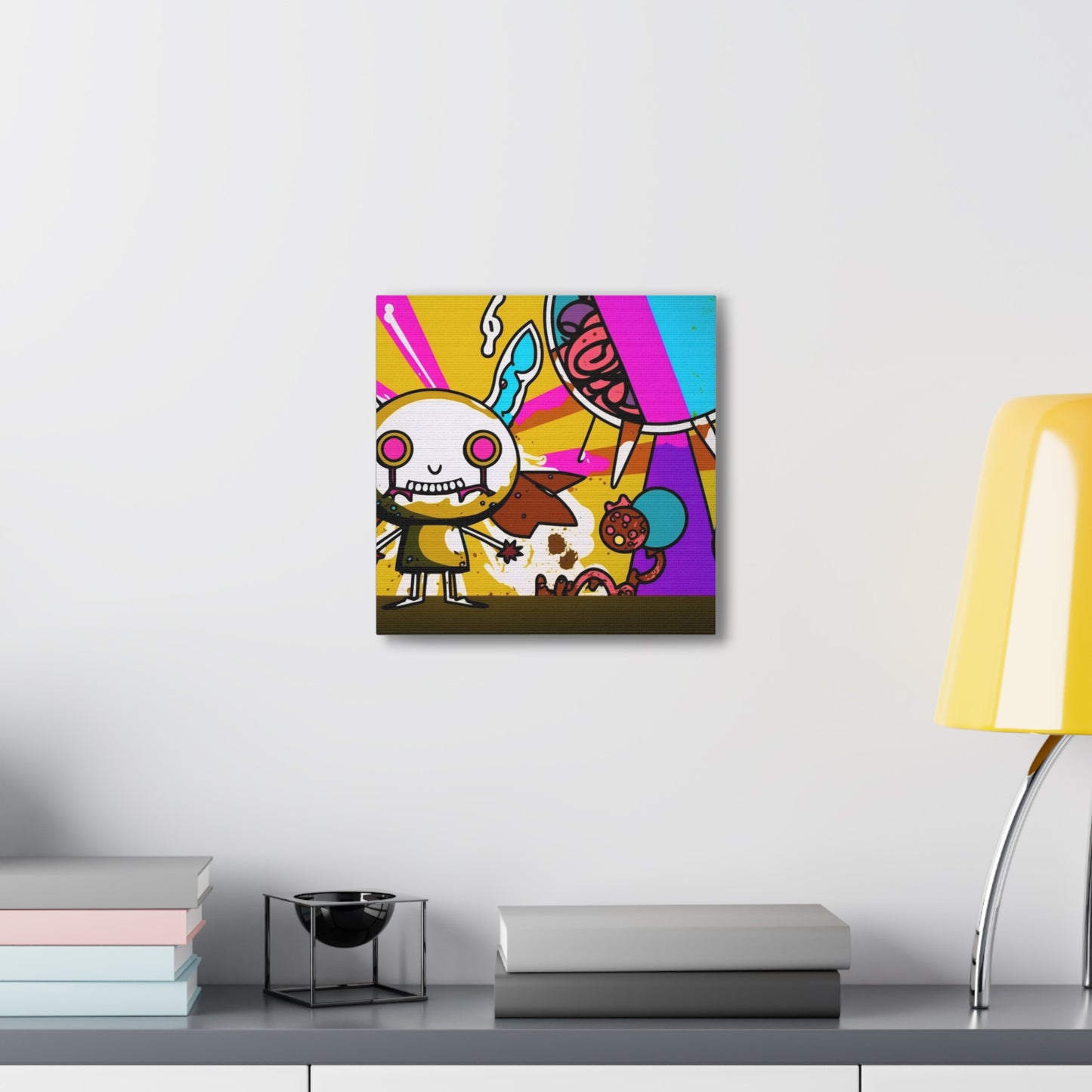 Cosmic Candyland Conquest: Canvas Art