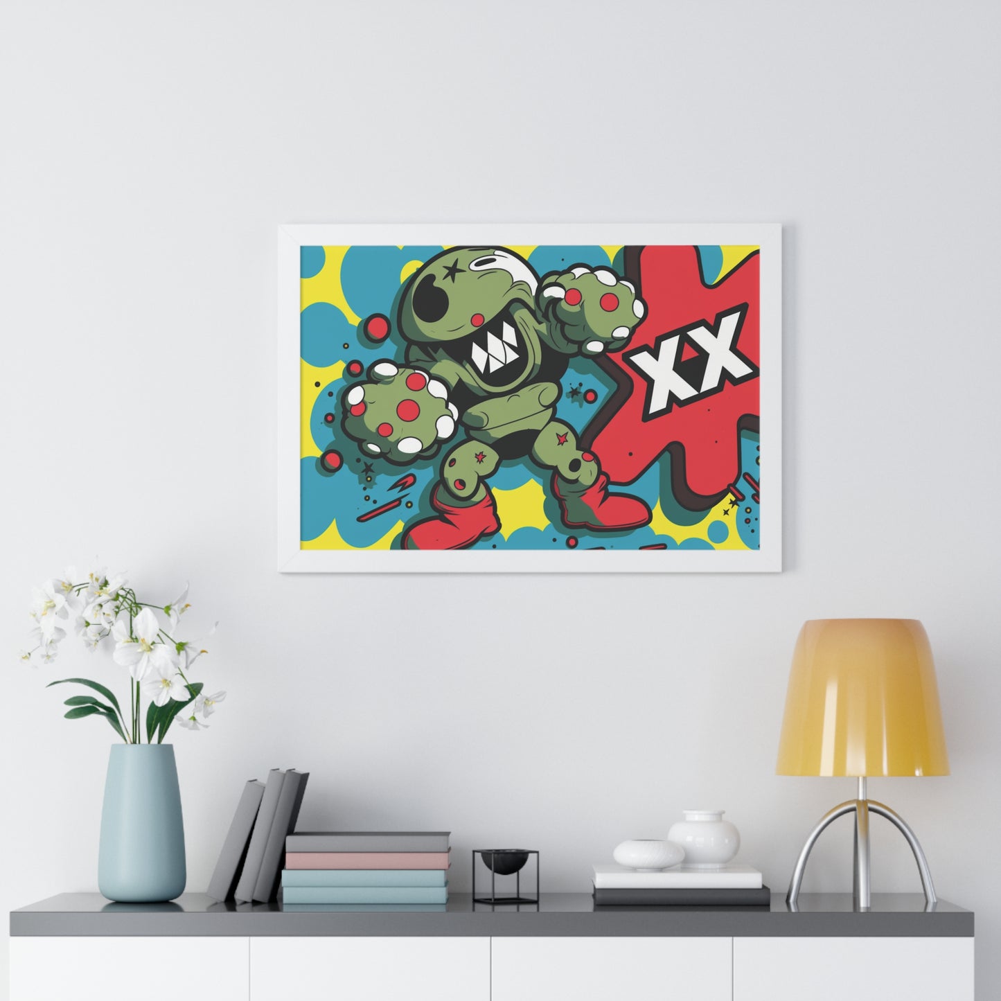 Bizarre Bubbling Beast: Framed Poster