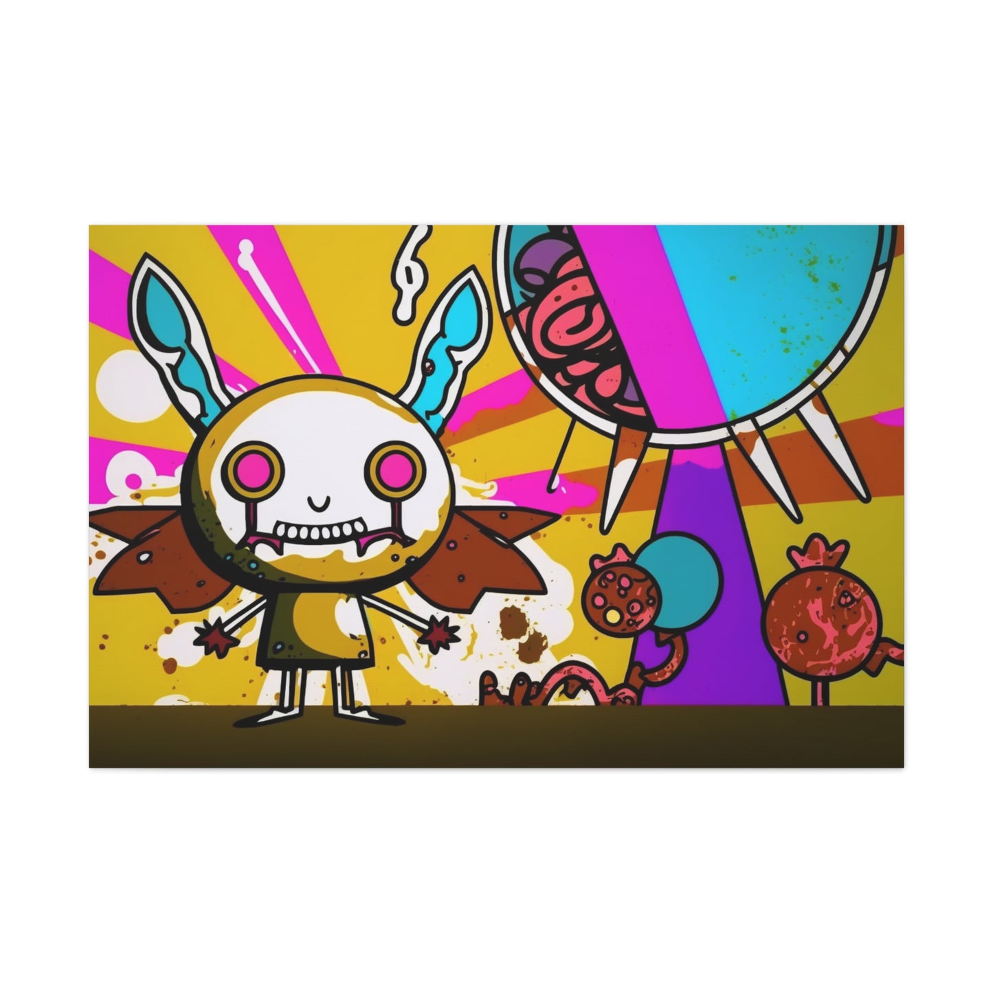 Cosmic Candyland Conquest: Canvas Art