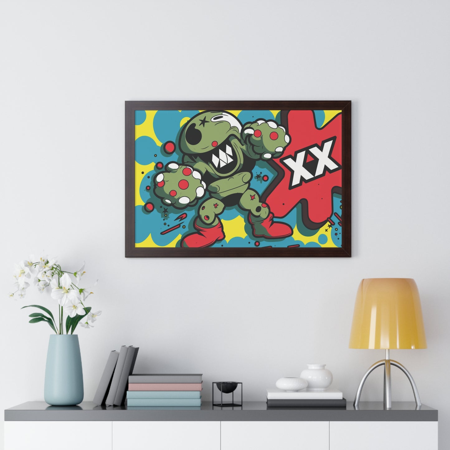 Bizarre Bubbling Beast: Framed Poster